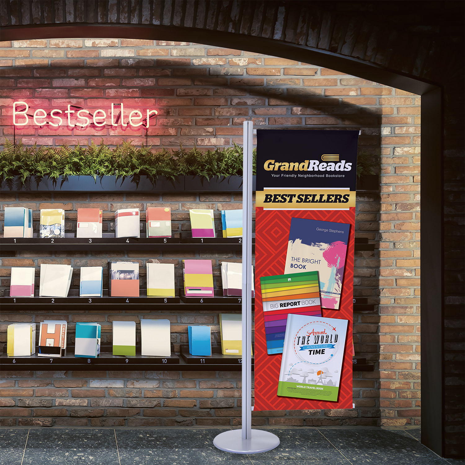 Flex Banner Display Single-Banner Kit 16