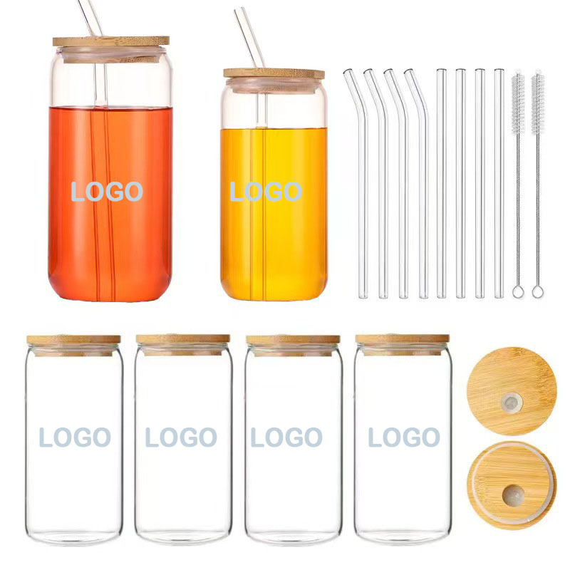 Glass Tumbler with Straw 4