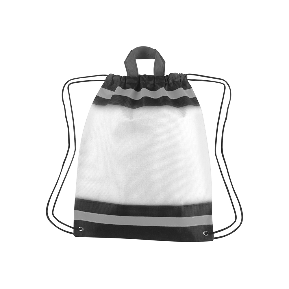Horizon Reflective Drawstring Backpack Tote 26