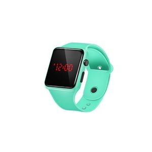 Sports Watch With Red Digital Square Dial Adjustable Band Detachable Design 6