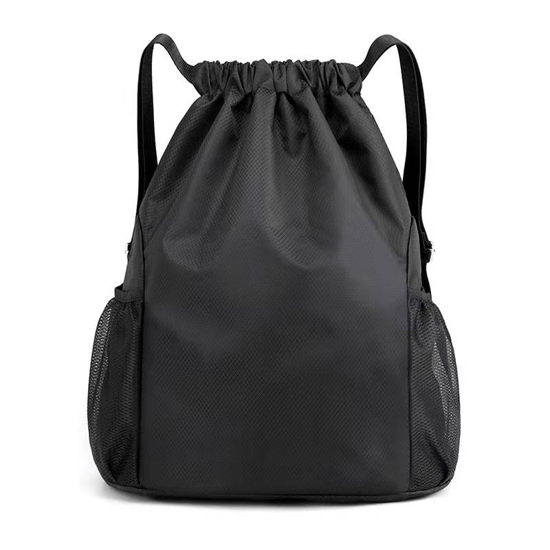 Nylon Large Drawstring Backpack Sports Bag 3