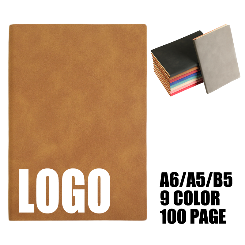 PU Leather A6/A5/B5 Business Travel Journal Notebook 3