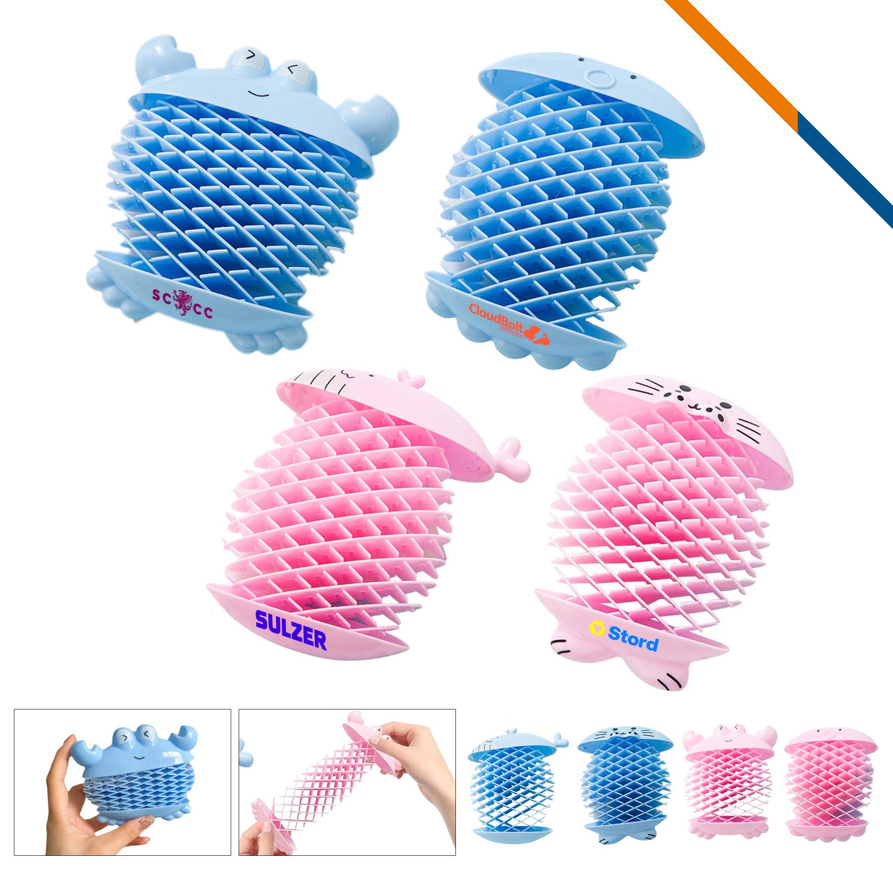 Purpur Fidget Sensory Worm 4