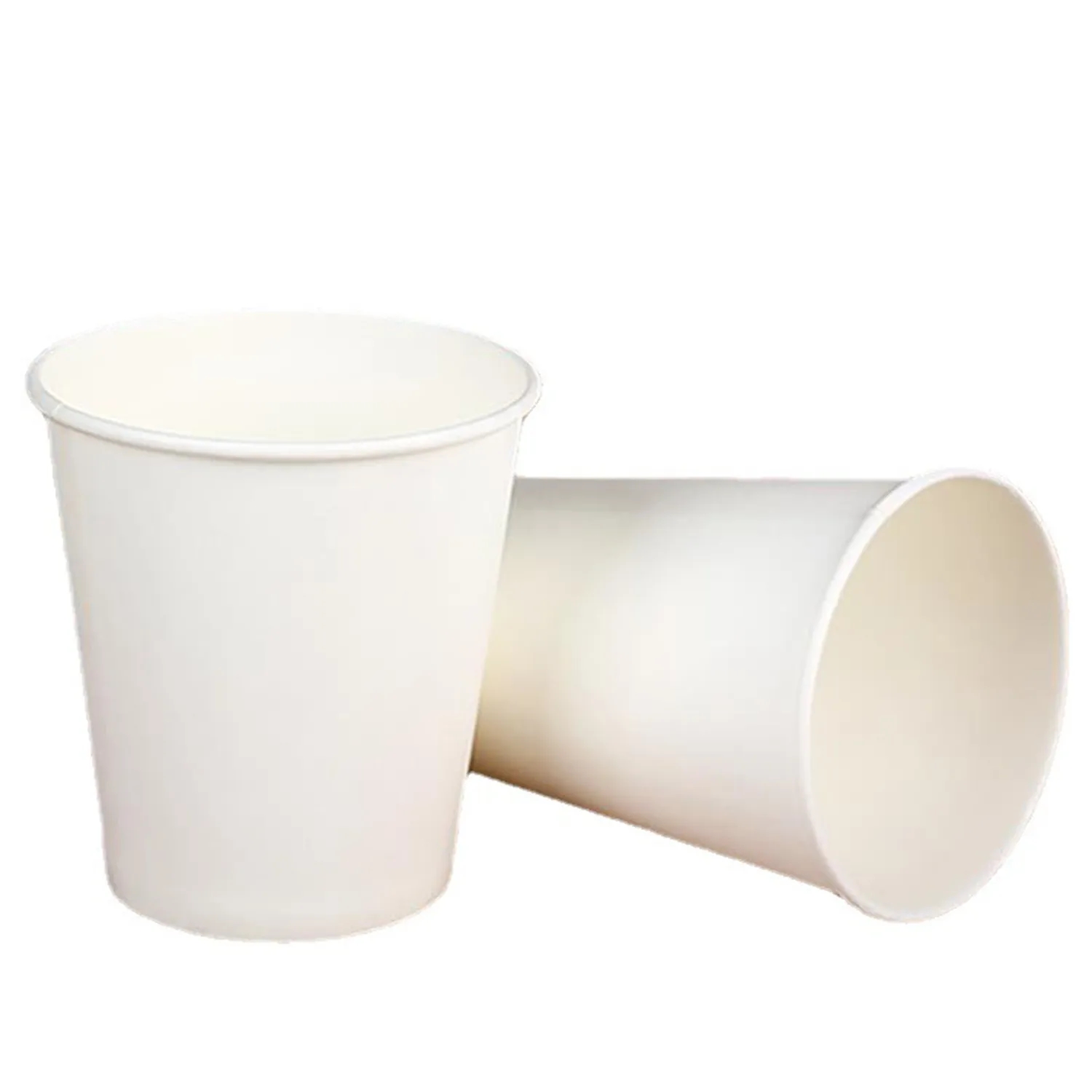 White Single Wall Disposable Paper Cups 3