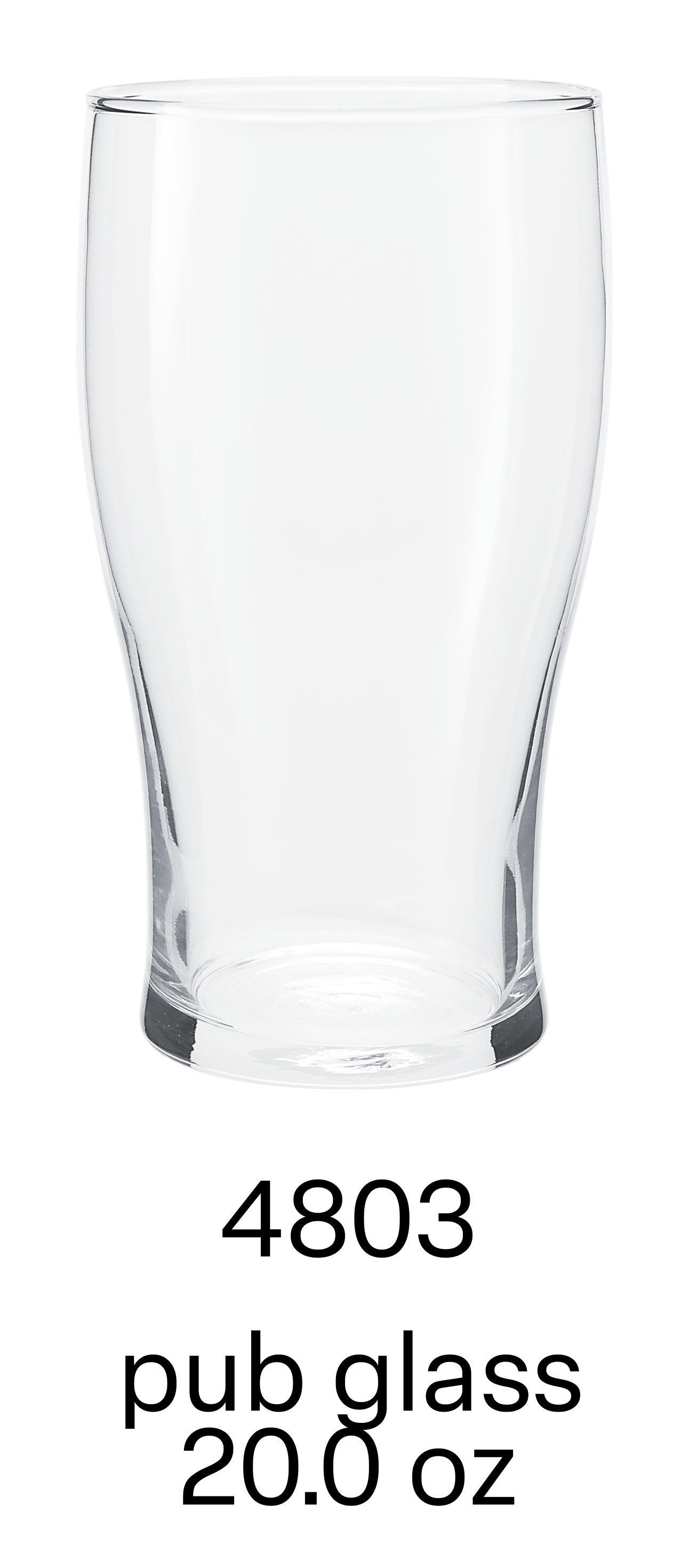 20 oz pub glass