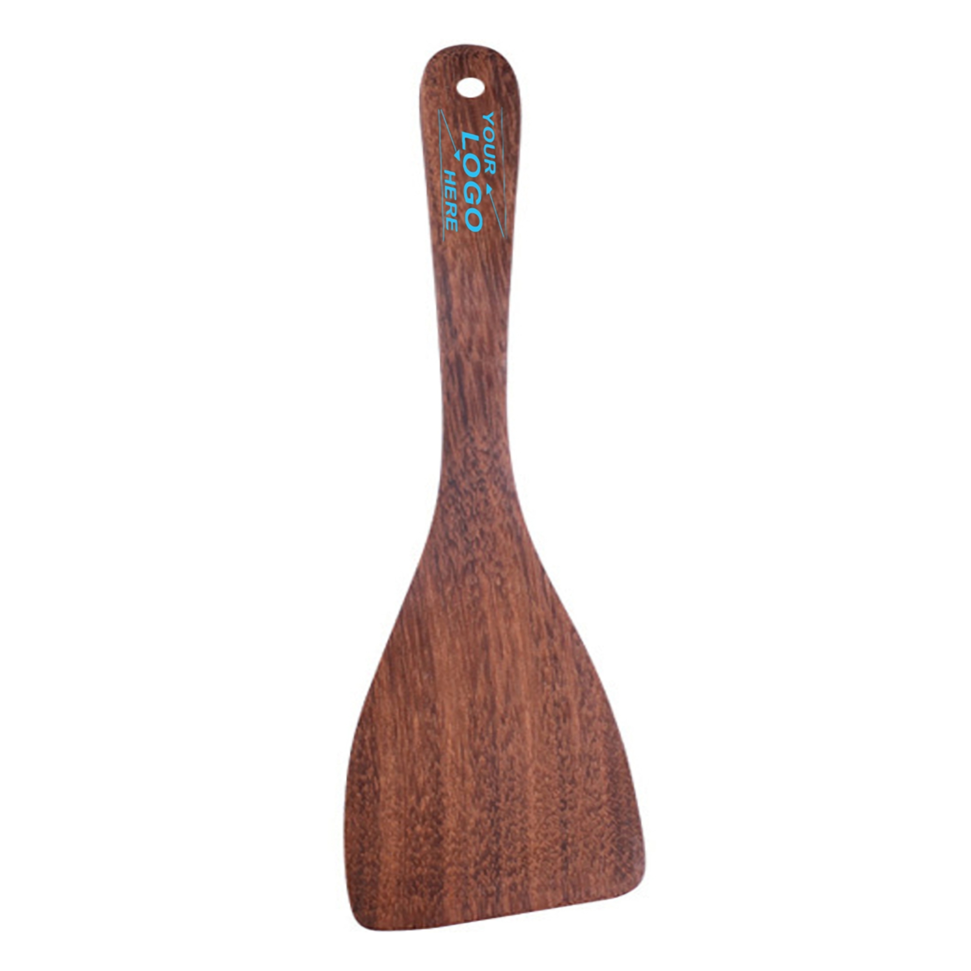 Wooden Curved Cooking Spatula