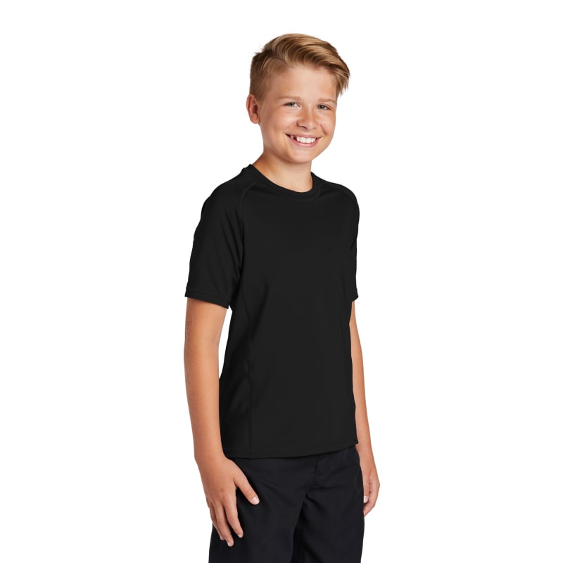 Sport-Tek Youth Rashguard Tee. 13