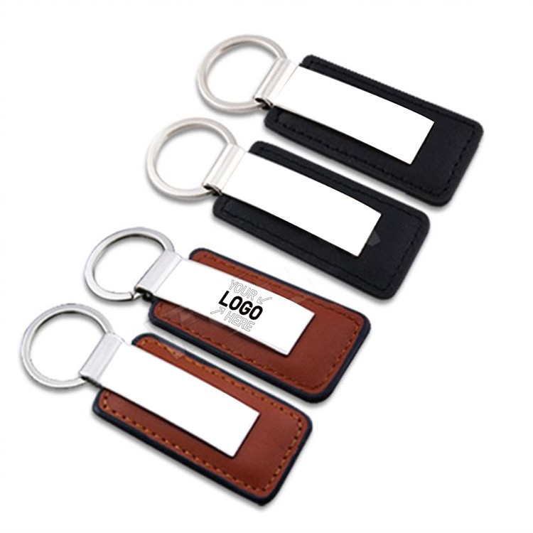 Leather metal key chain 4