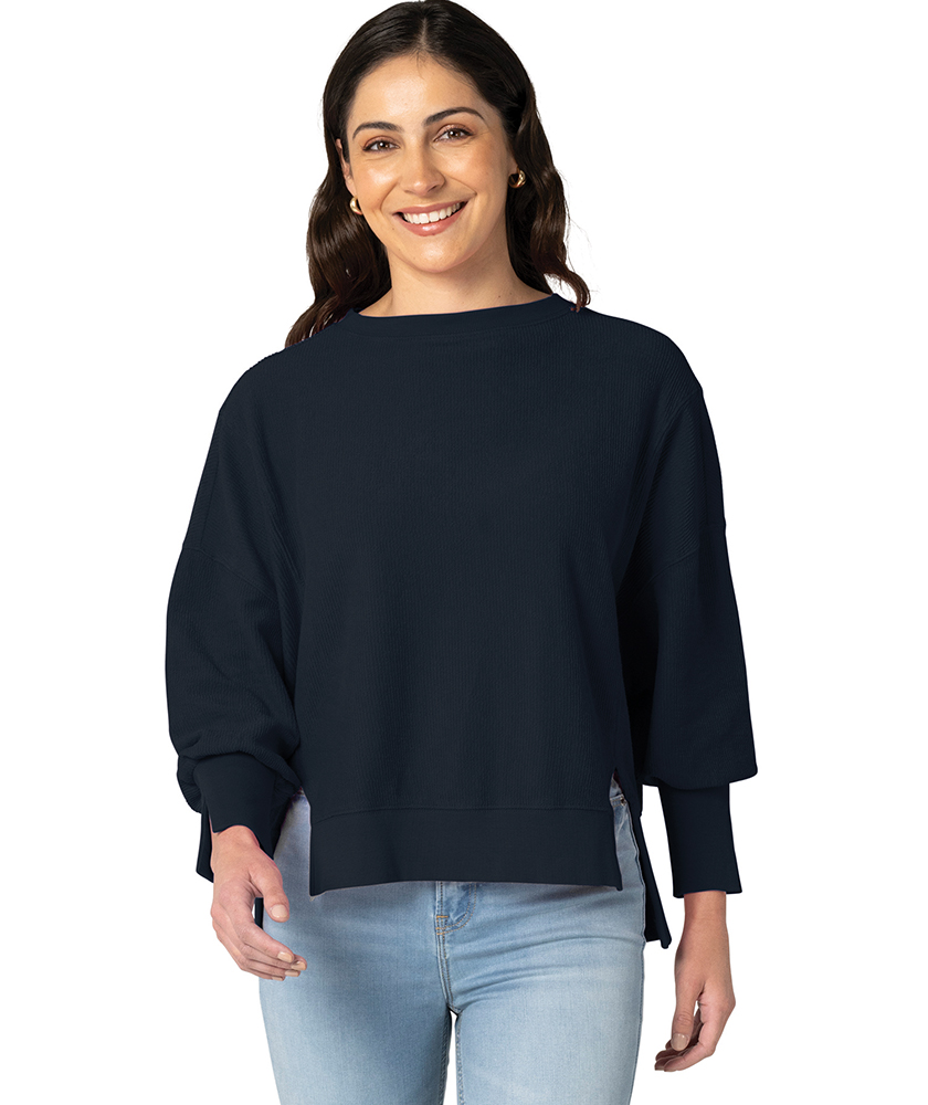 Women's Camden Spliced Crew Neck Sweatshirt 81