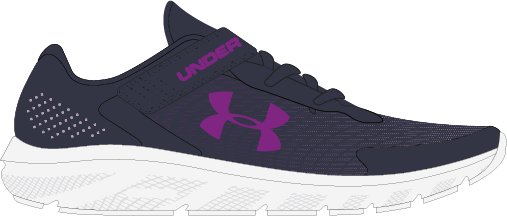 UA Assert 9 AC Girls' Infant Running Shoes 3