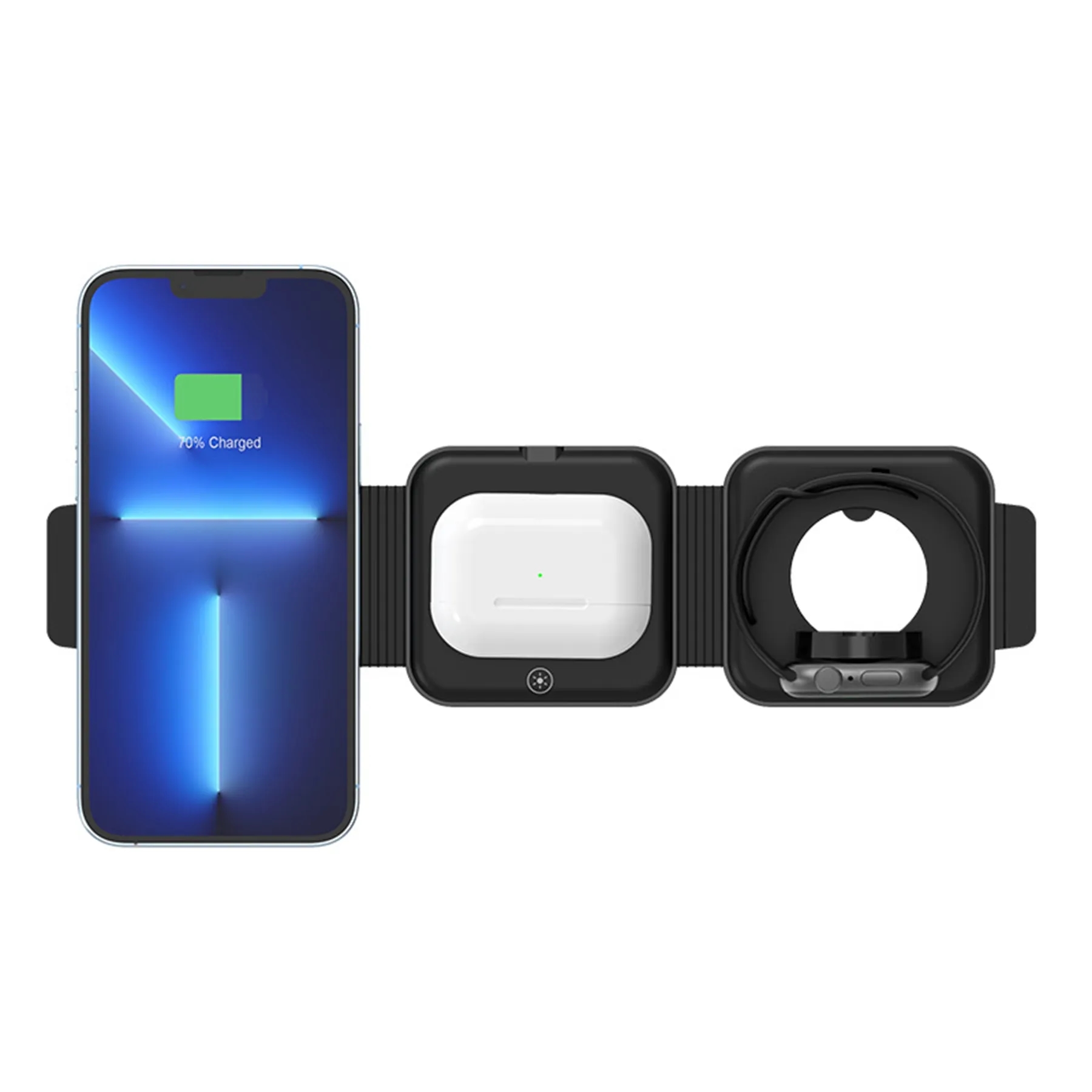 15W Foldable 3 In 1 Wireless Charger 7