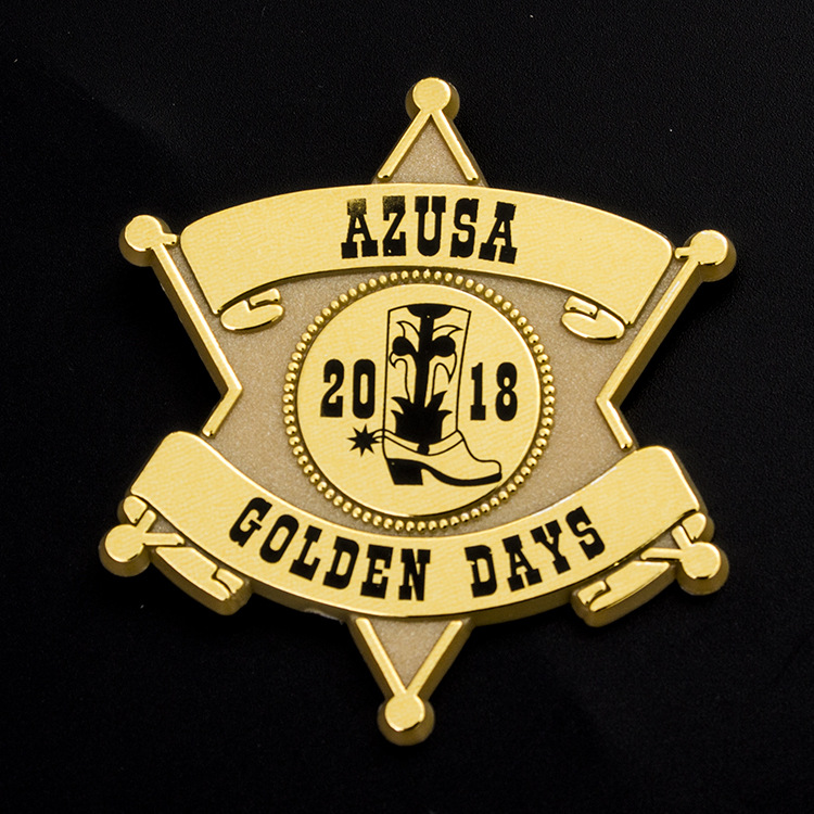Waling Dead Sheriff Badge Western Cowboy Deputy Ranger 2