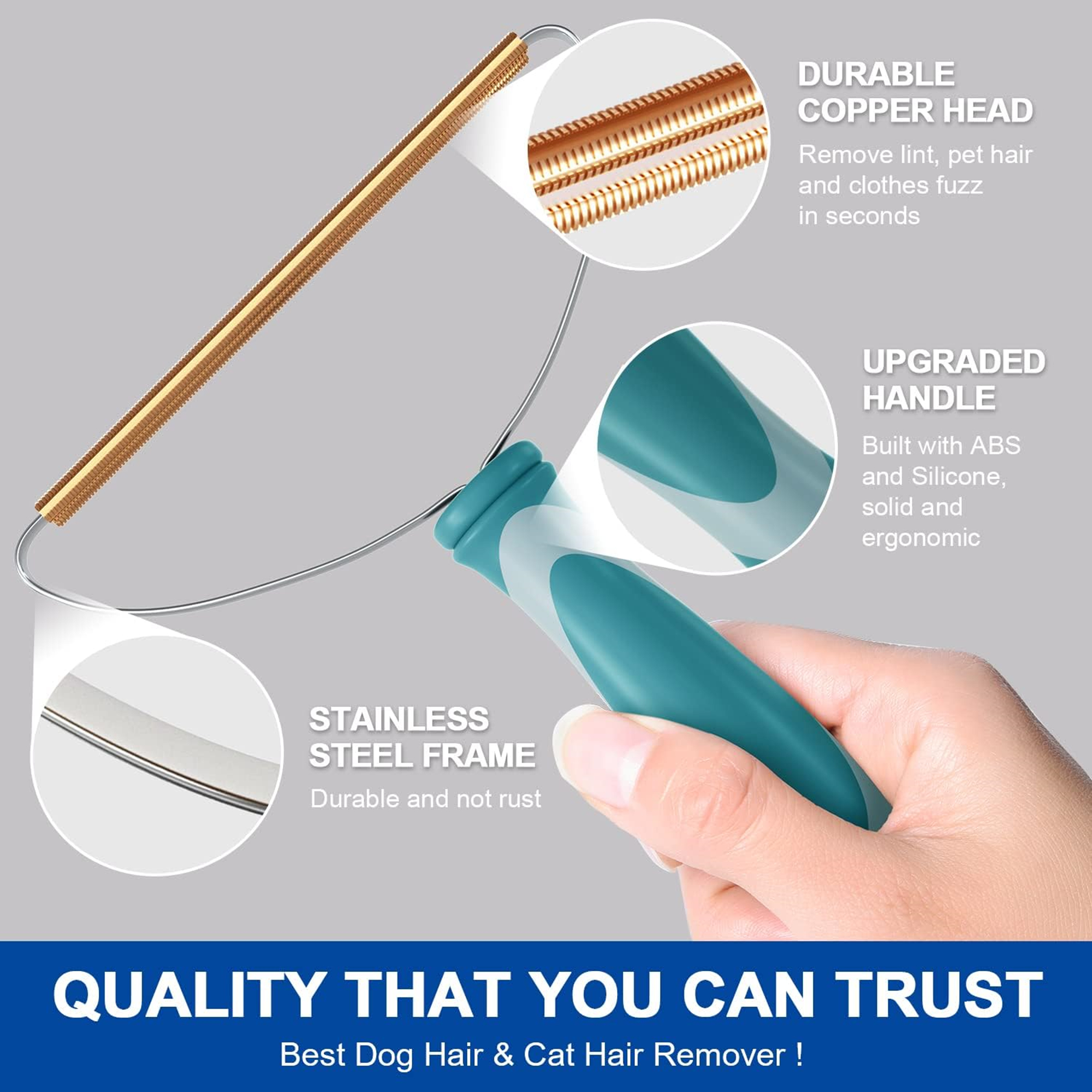 Dog Cat Hair Remover, Clothes Fuzz Rollers, Shaver Brush 3