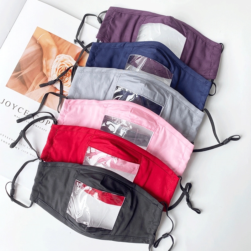 Reusable Mouth Visible Transparent Face Mask 3