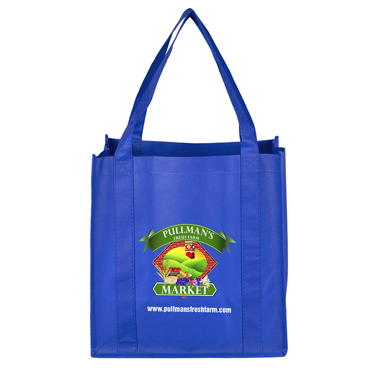 12-1/2"W x 13"H x 8"Gusset - "MEGA" Grocery Shopping Tote Bag 42