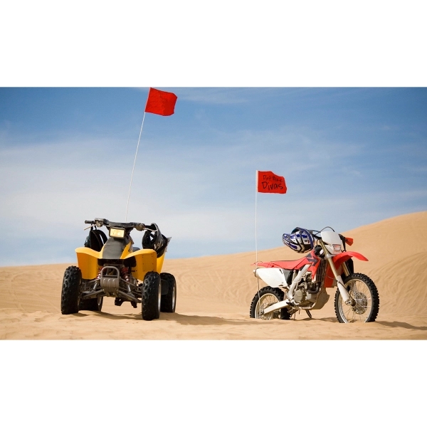 Screen Sublimation Bike Flags - Nylon 2