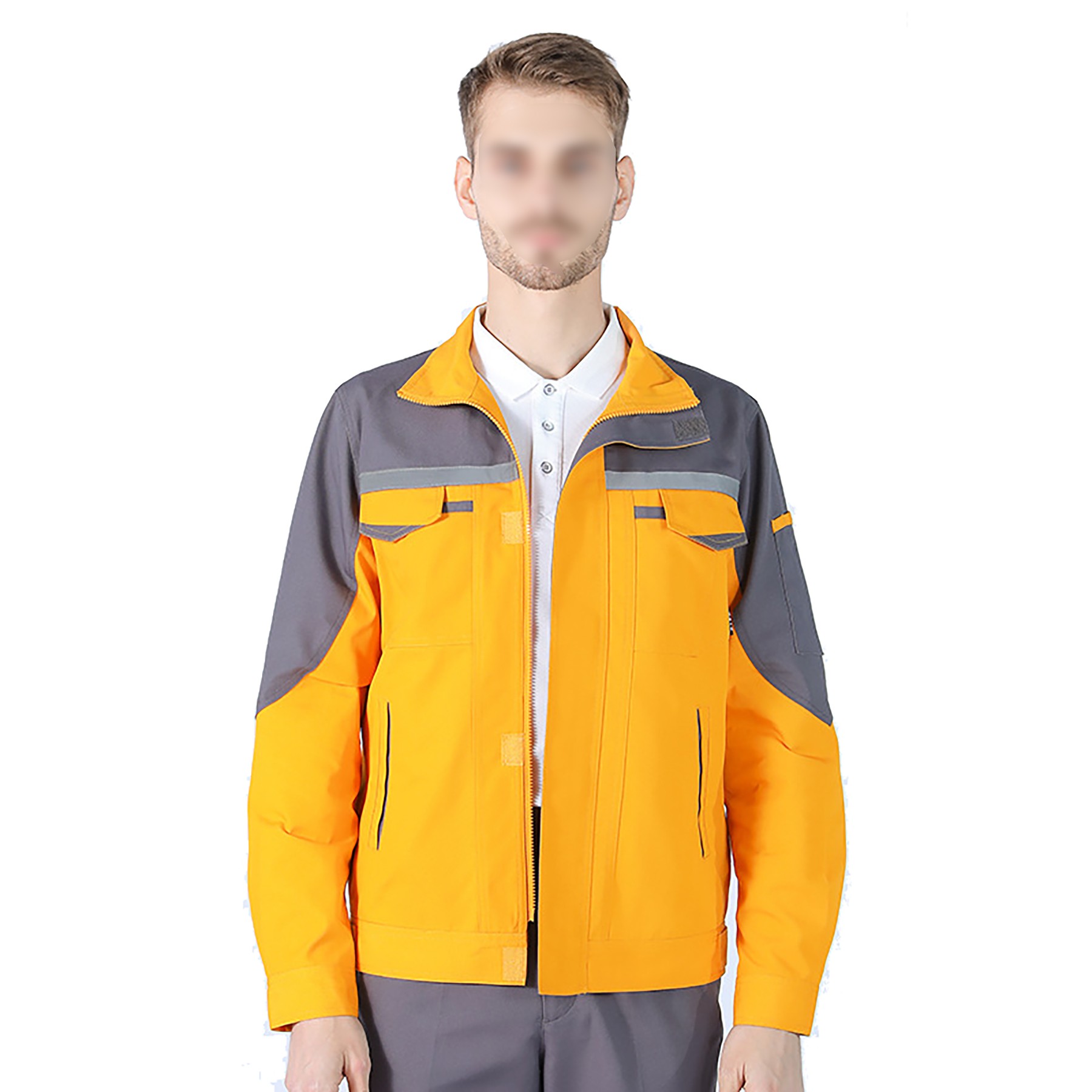 Work Jacket With Reflective strip 4
