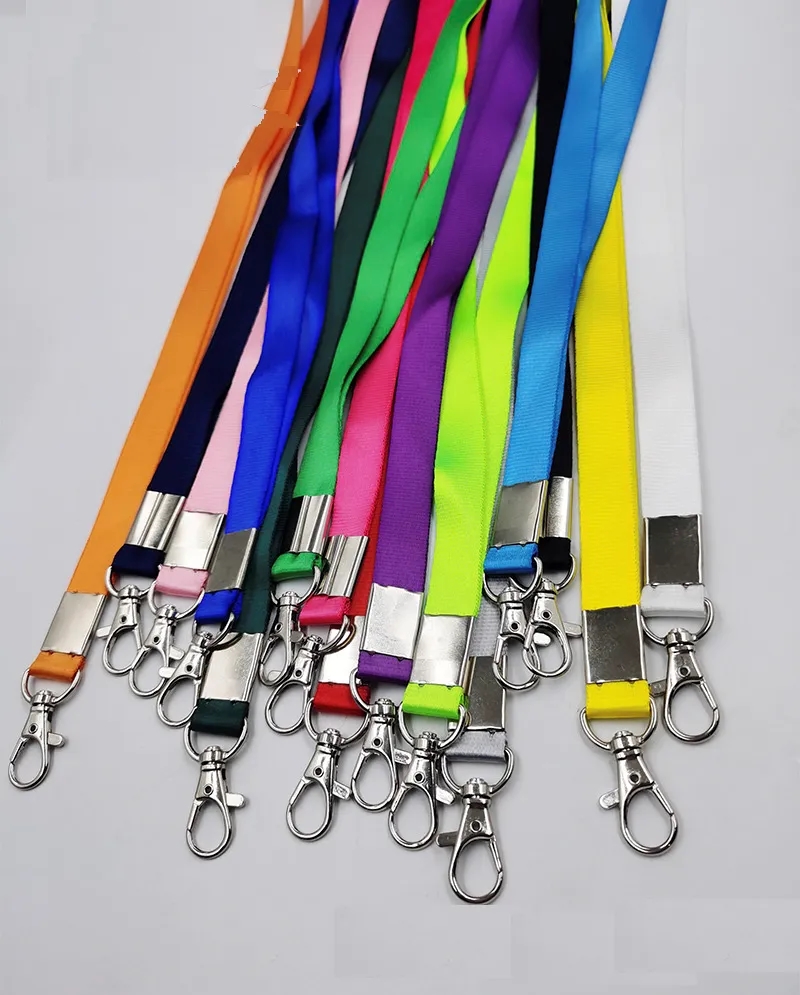 Coloured webbing ID badge lanyard 3