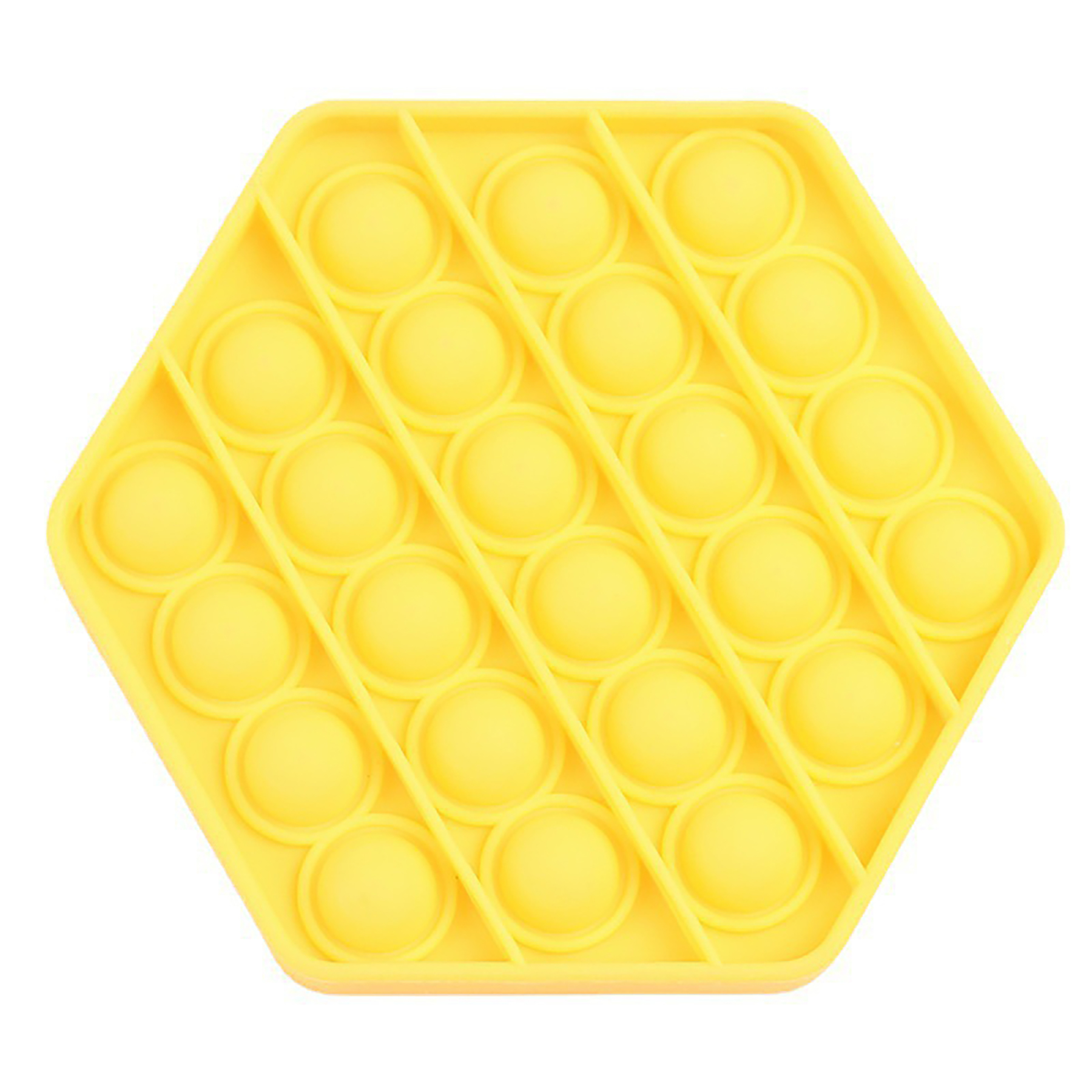 Hexagon Push Pop Fidget Toy Bubble Sensory for Anxiety & Stress Relief 6