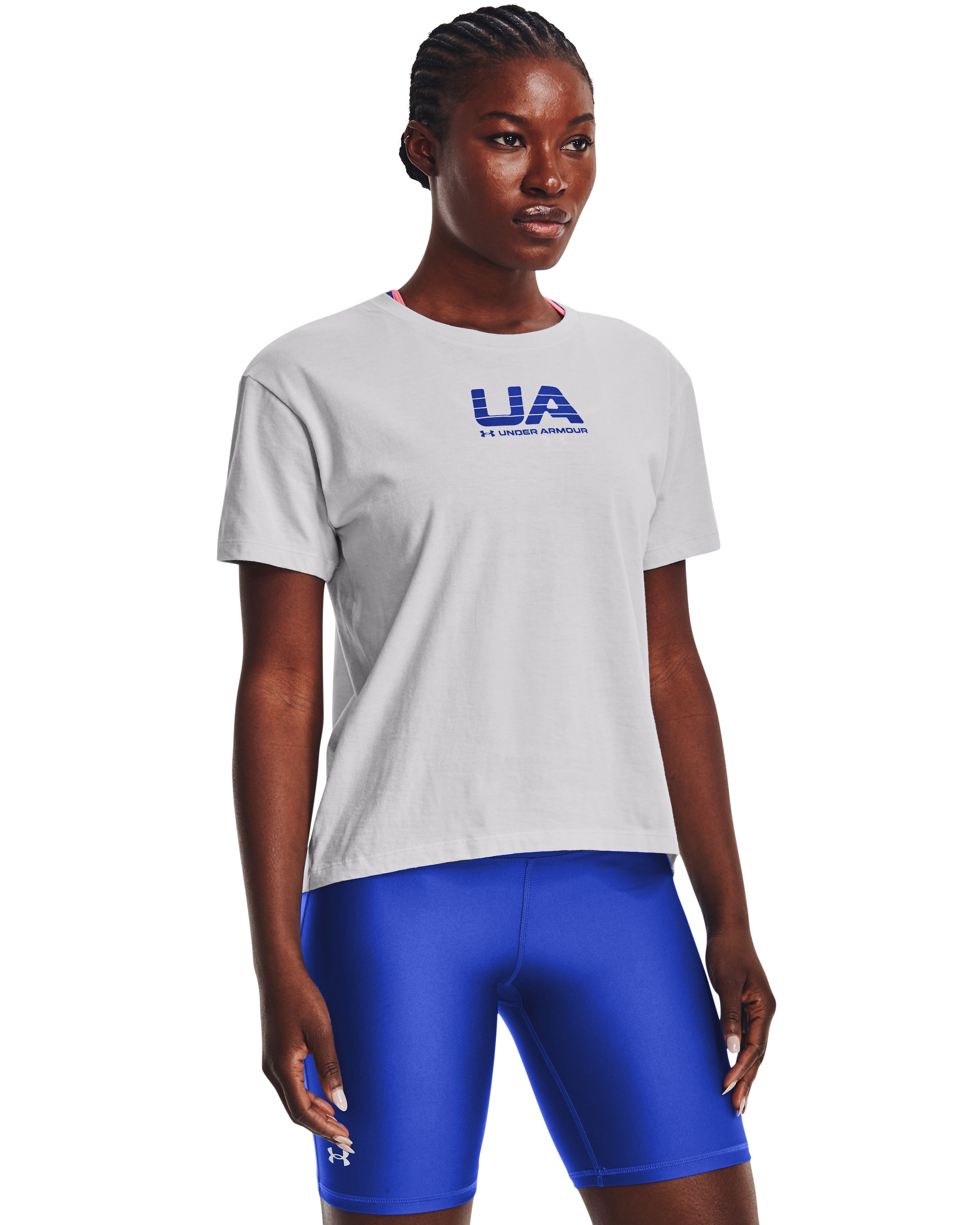 Women's UA Vintage Athletic Club Short Sleeve 3