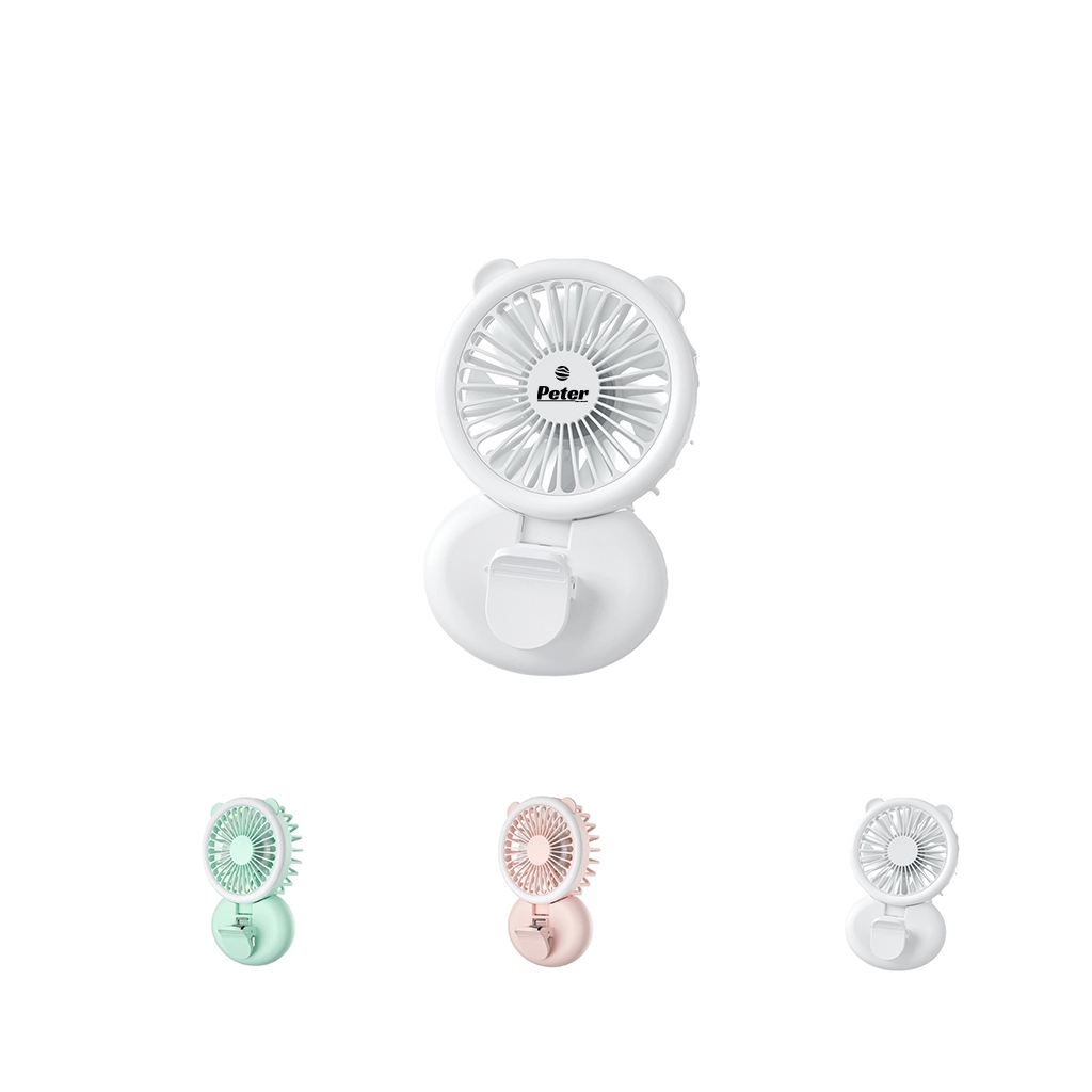 Handheld Mini Fan With Selfie Ring Light 3