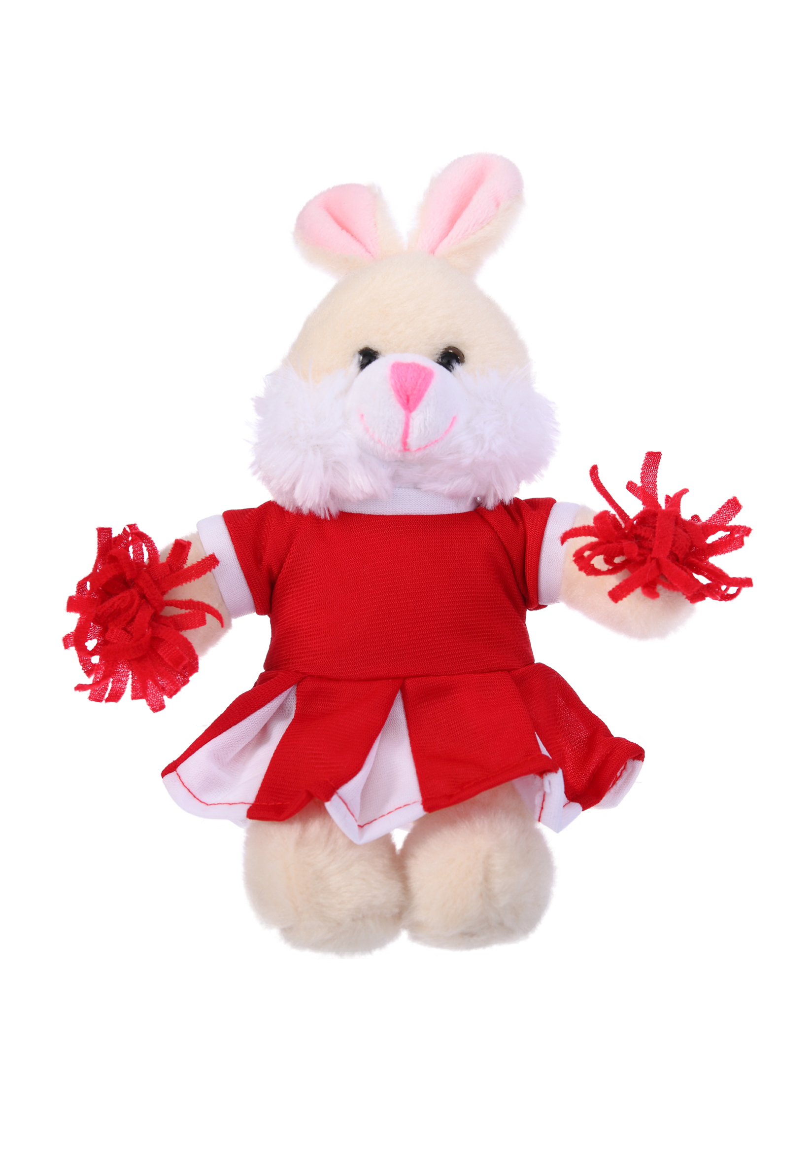 Soft Plush Bunny in Cheerleader Outfit 2