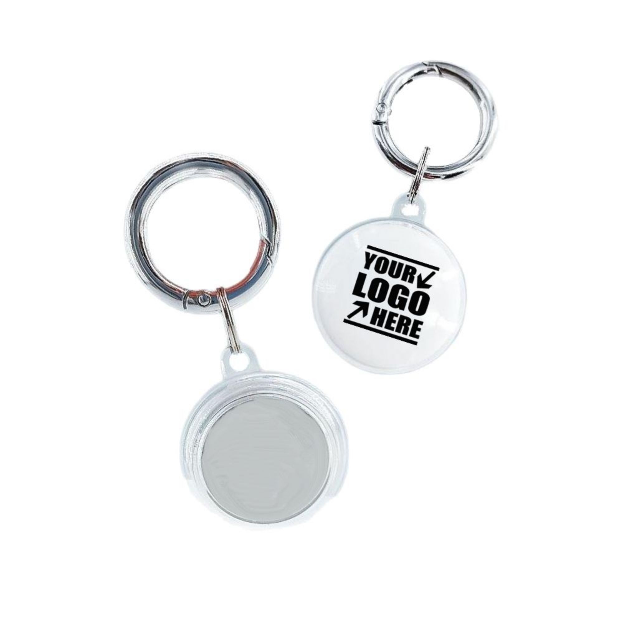Clear Tracker Protective Holder Key Ring 2