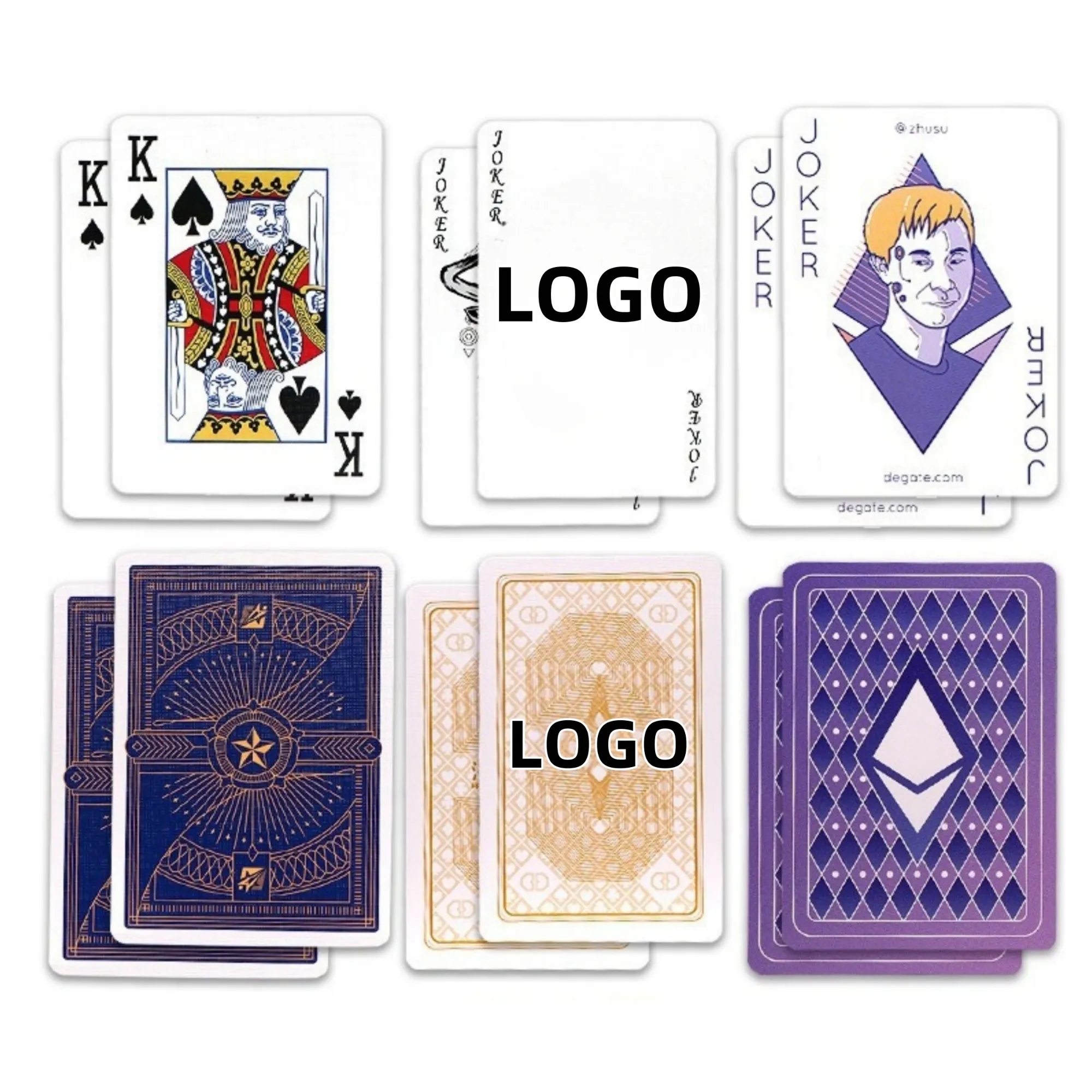 Fully Customized PVC Poker Cards 3