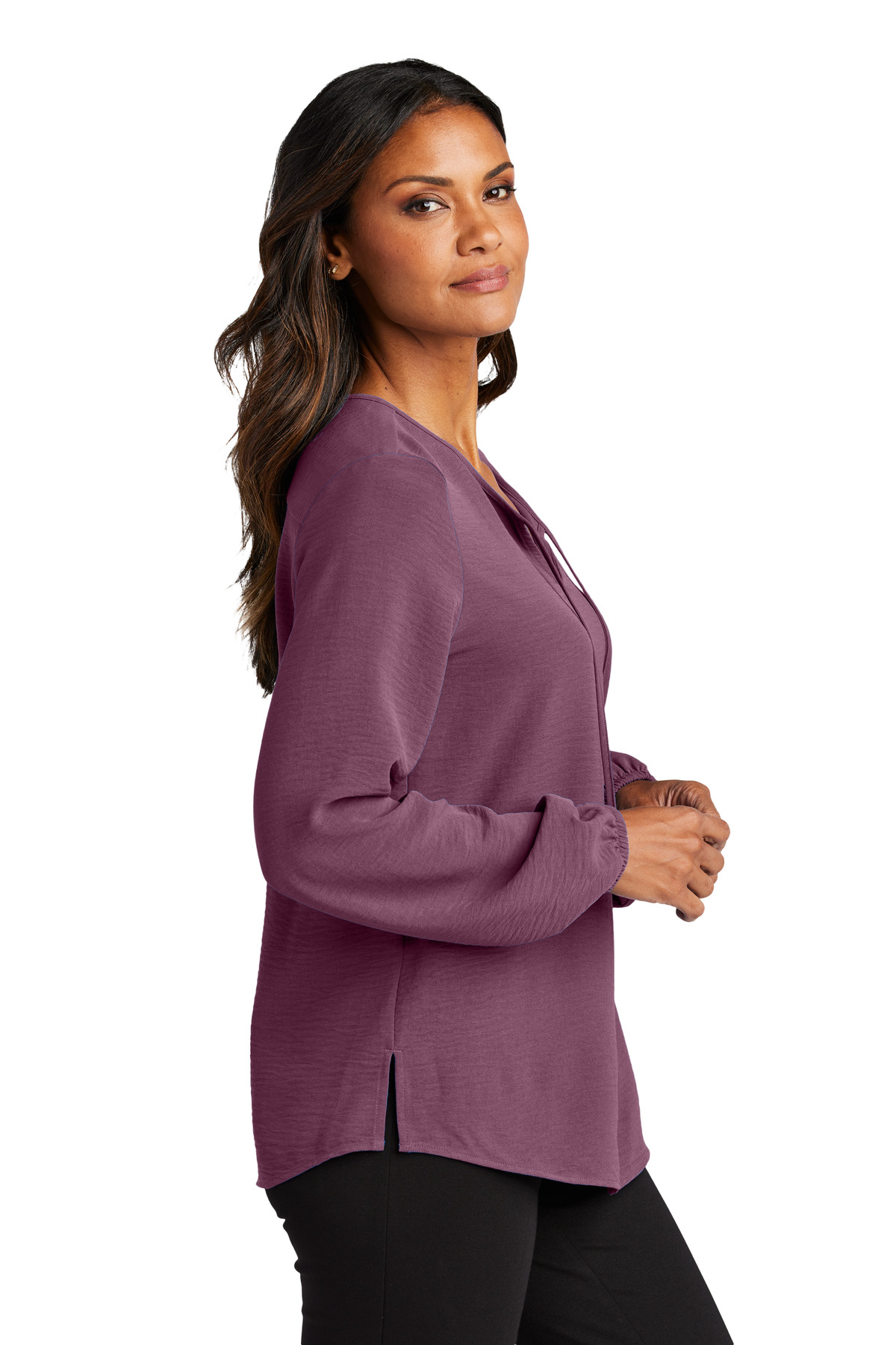 Port Authority Women's Textured Crepe Blouse LW714 11