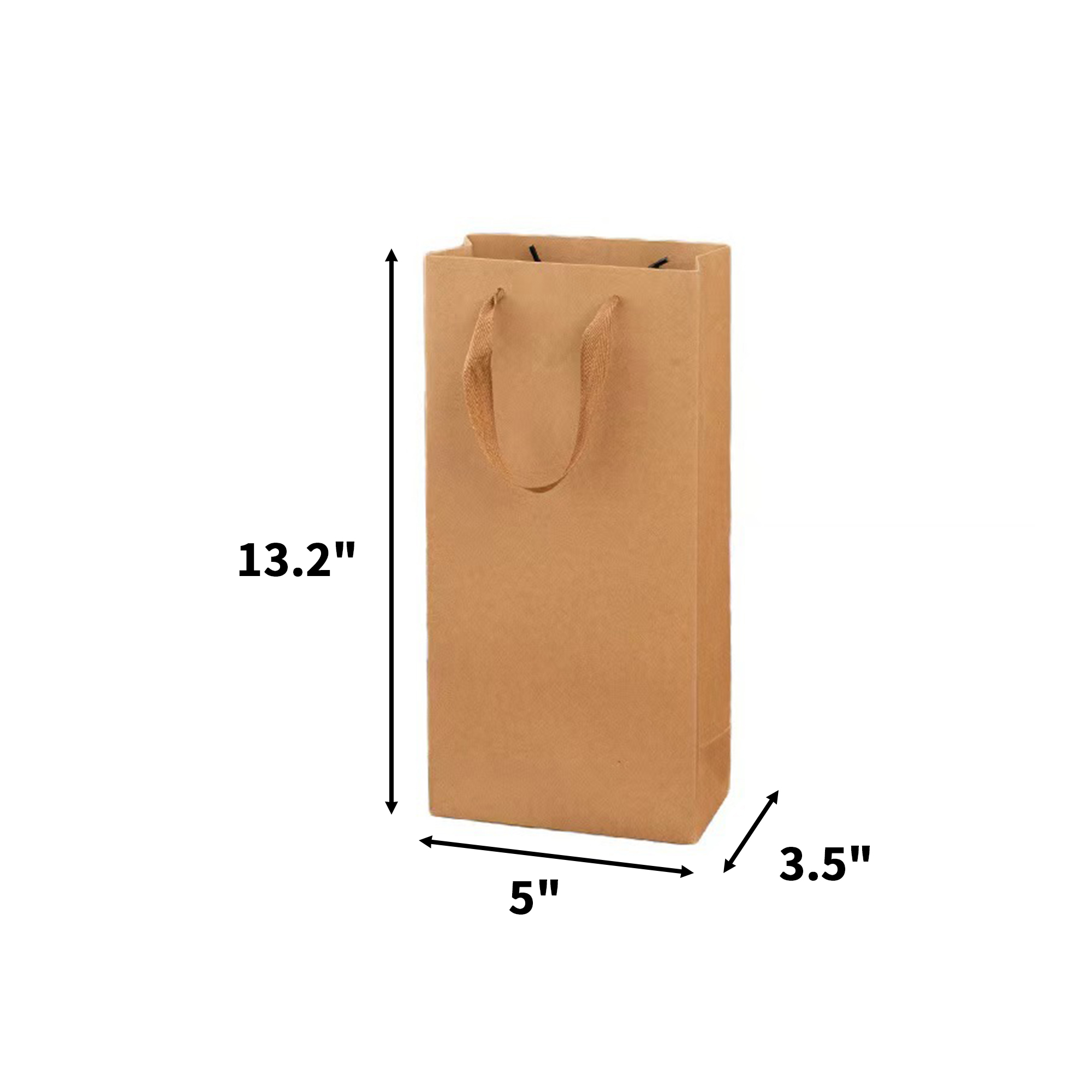 Wine Single Bottle Paper Tote Bag 5