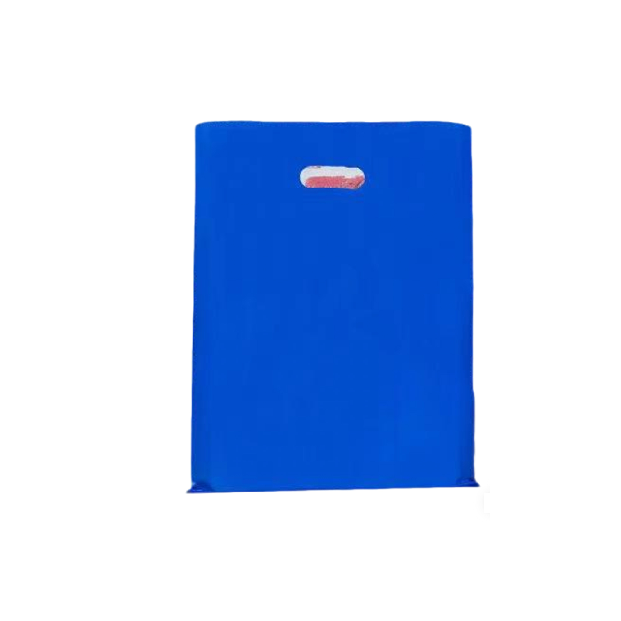 Plastic Die Cut Handle Bag 10" x 14" Durable PE Carry 5