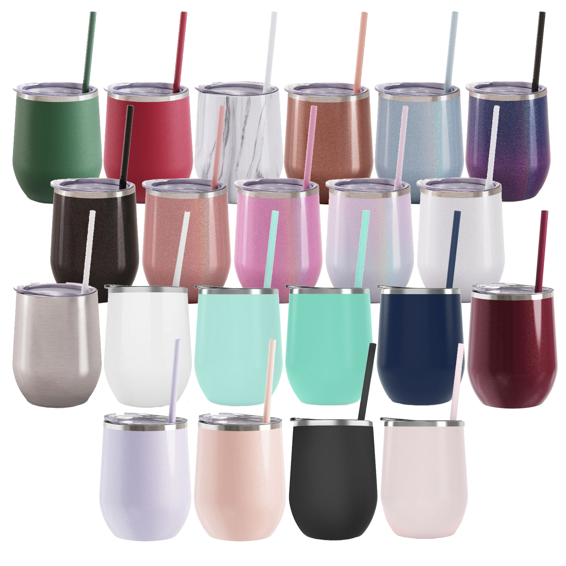 Maars 12oz Bev Stainless Steel Wine Tumbler 4