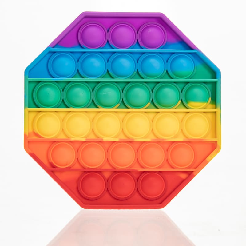 Custom Printed Silicone Push Pop Bubble Fidget Toys 17