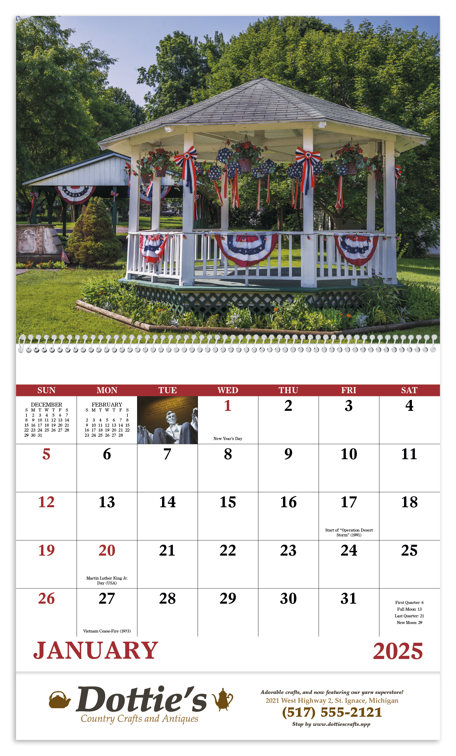 Good Value™ Celebrate America - Spiral Calendar 40