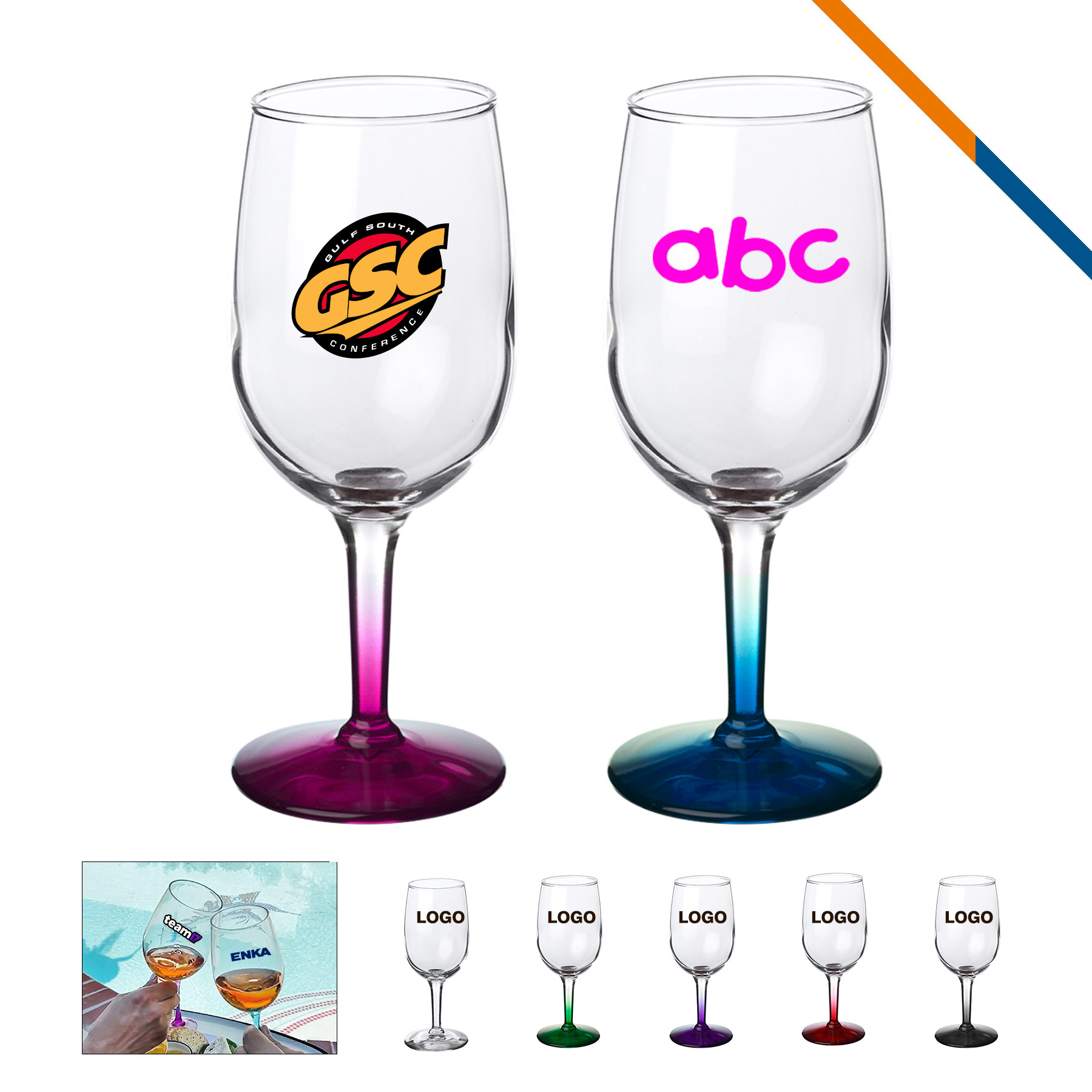 Libbey Tensa Wine Glasses - 6.5 OZ. 3