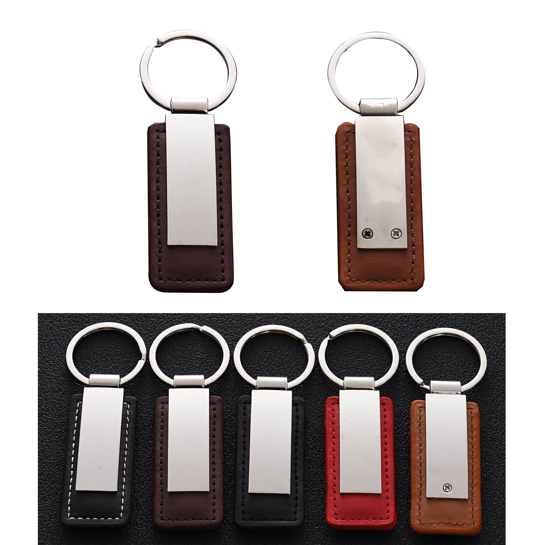 PU Leather keychain 2