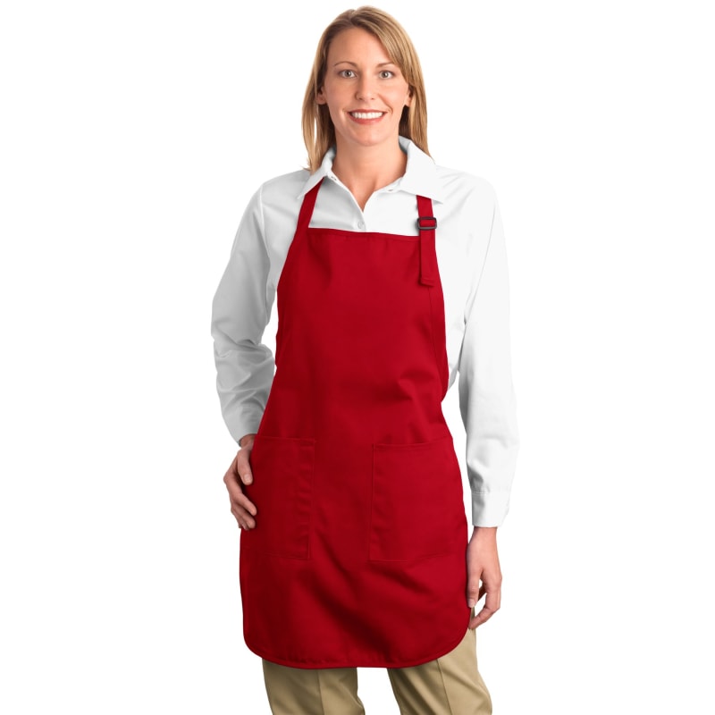 Port Authority Full-Length Apron With Pockets. 4