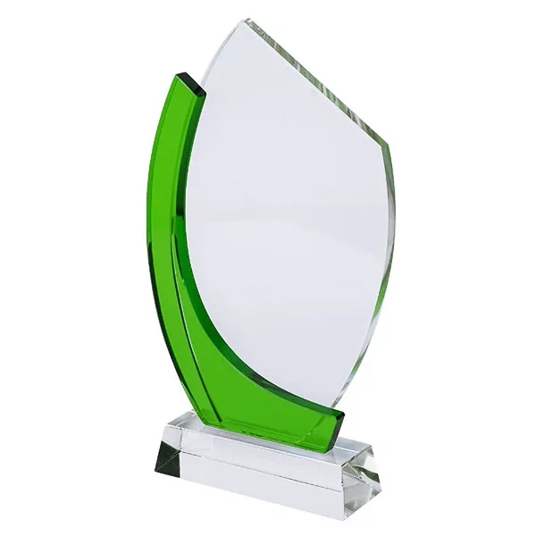 Green Edge Crystal Plaque Awards 2
