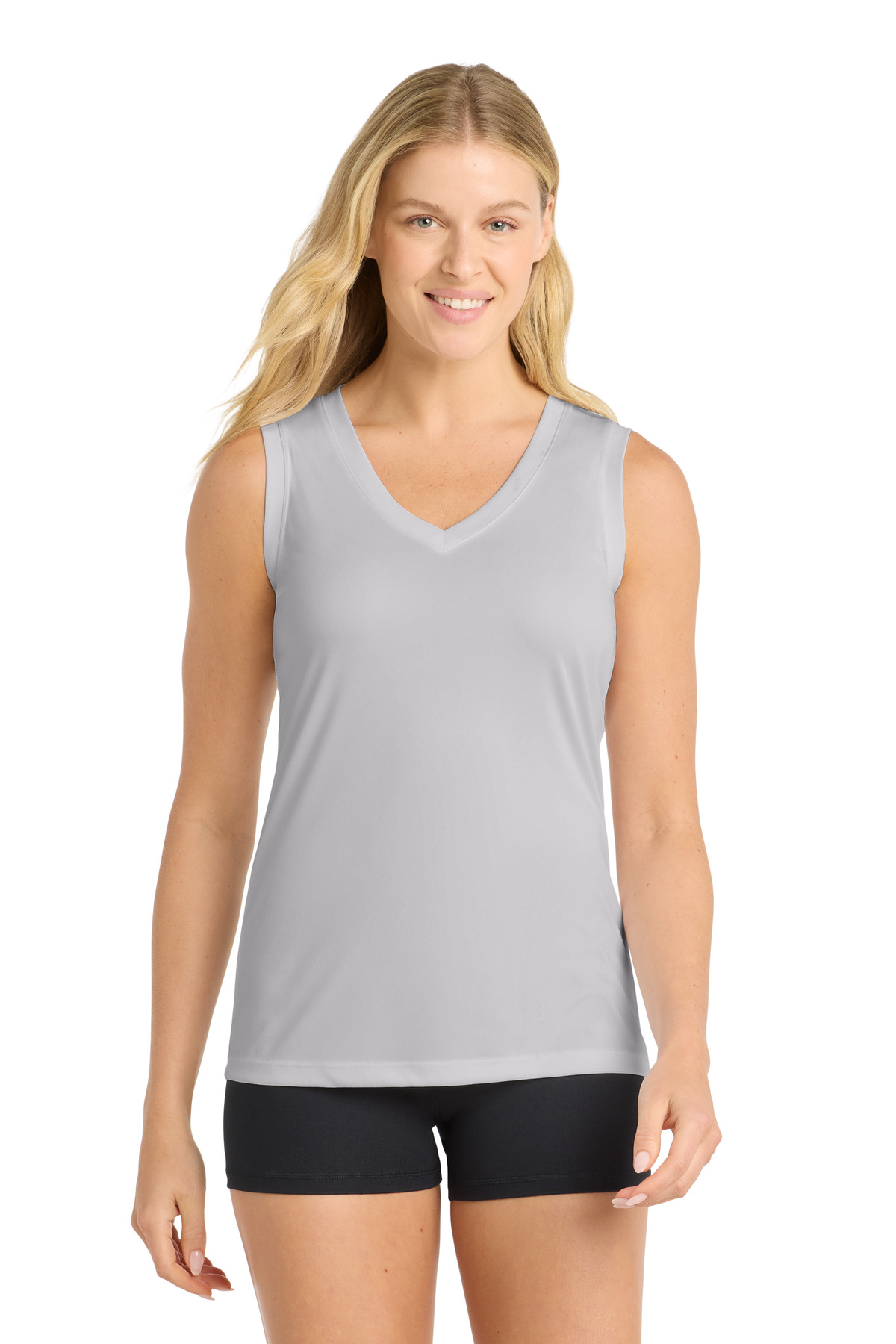 Sport-Tek Women's Sleeveless PosiCharge Competitor V-Neck Tee. LST352 57