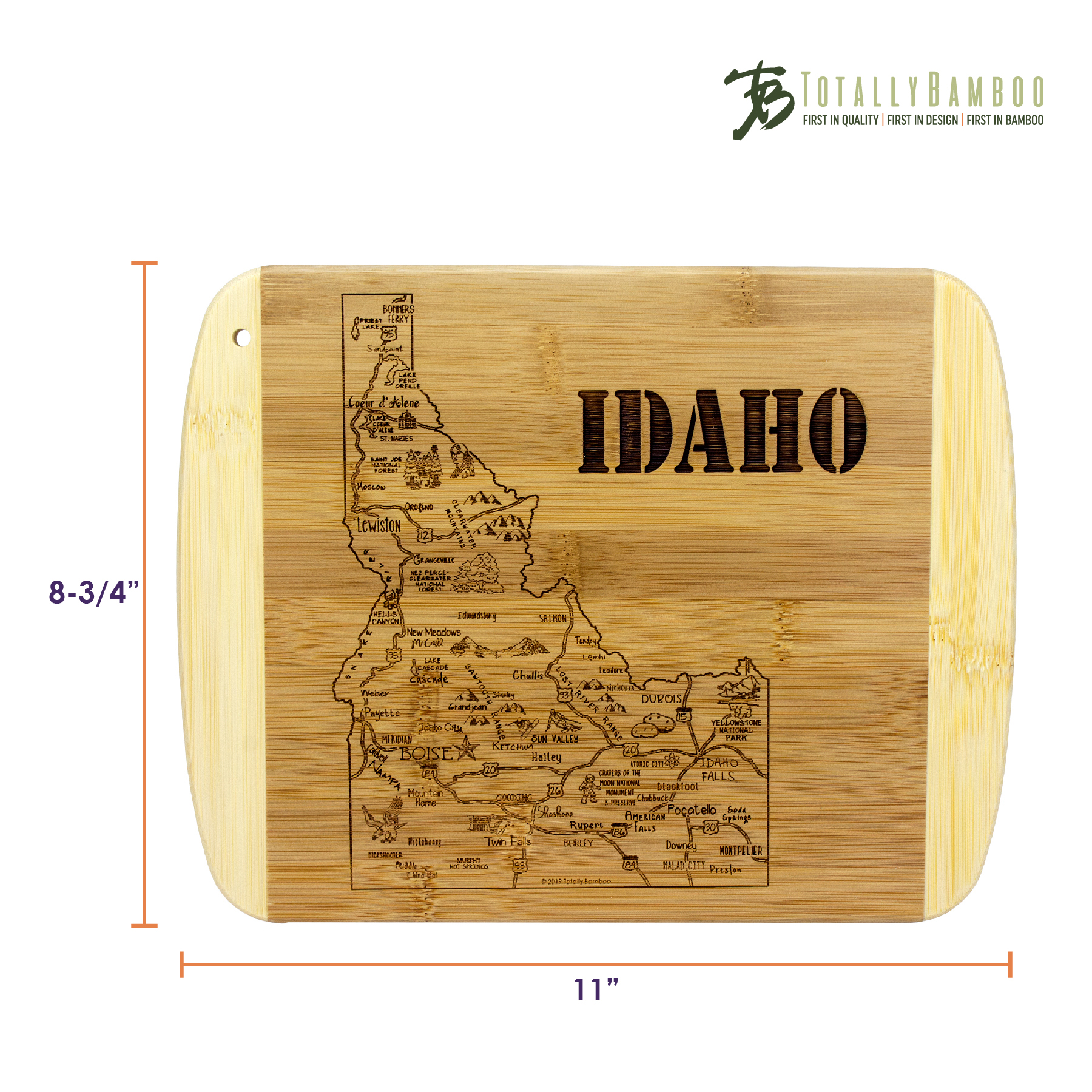 A Slice of Life Idaho Serving & Cutting Board 3