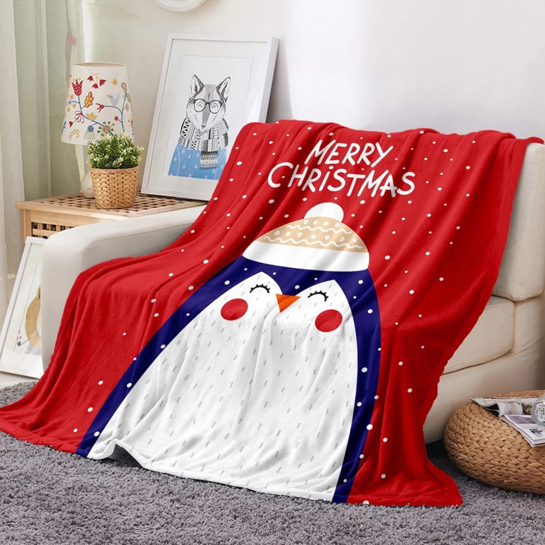 Coral fleece blanket 1
