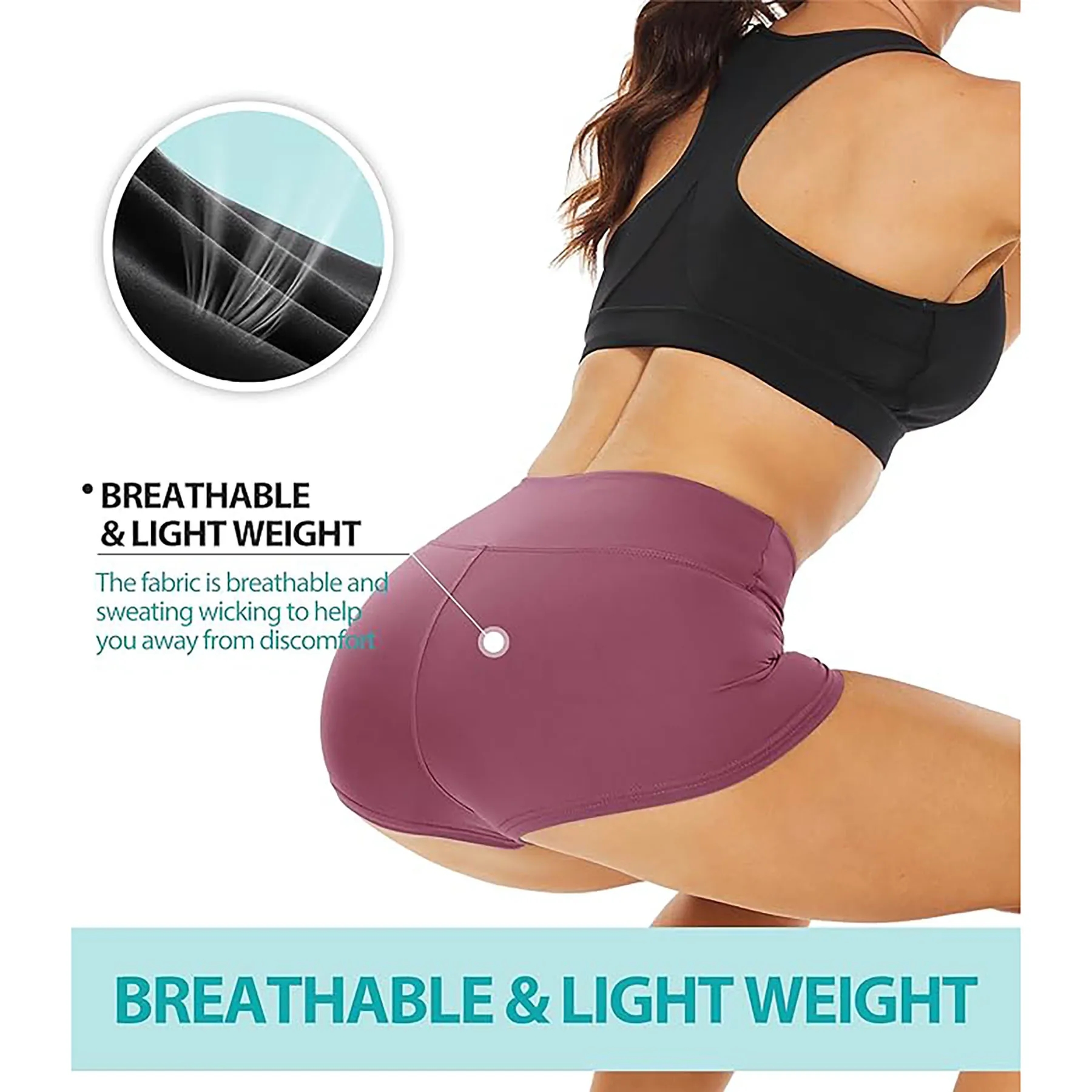Women Workout Yoga Shorts 11