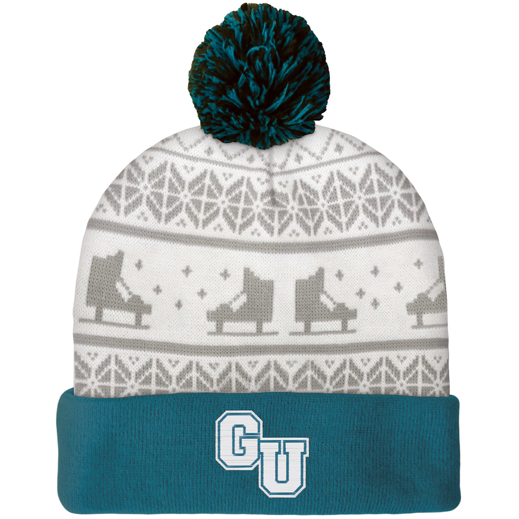Knit Beanie with Pom and Cuff (Embroidery Logo) 6