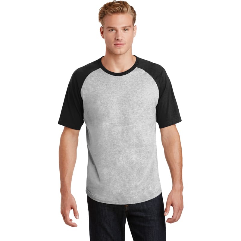 Sport-Tek Short Sleeve Colorblock Raglan Jersey. 6