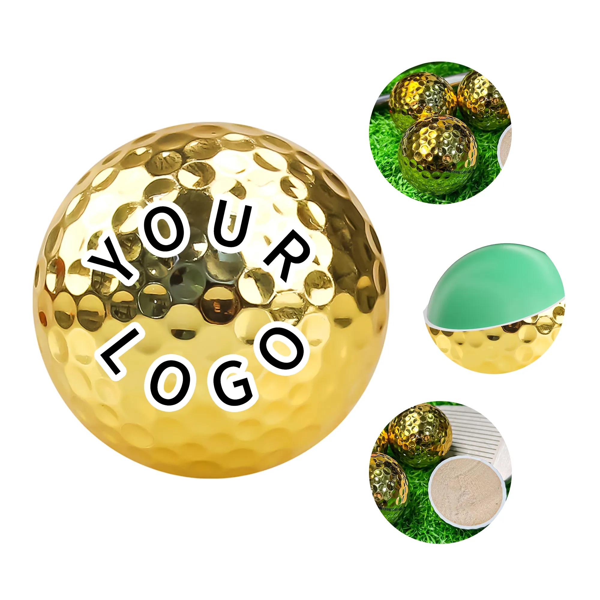 Gild Metal Golf Ball 1