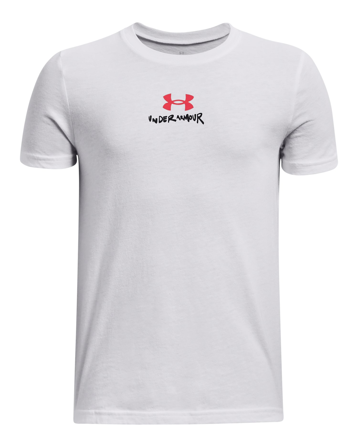UA Scribble Branded Boys' Short Sleeve 2