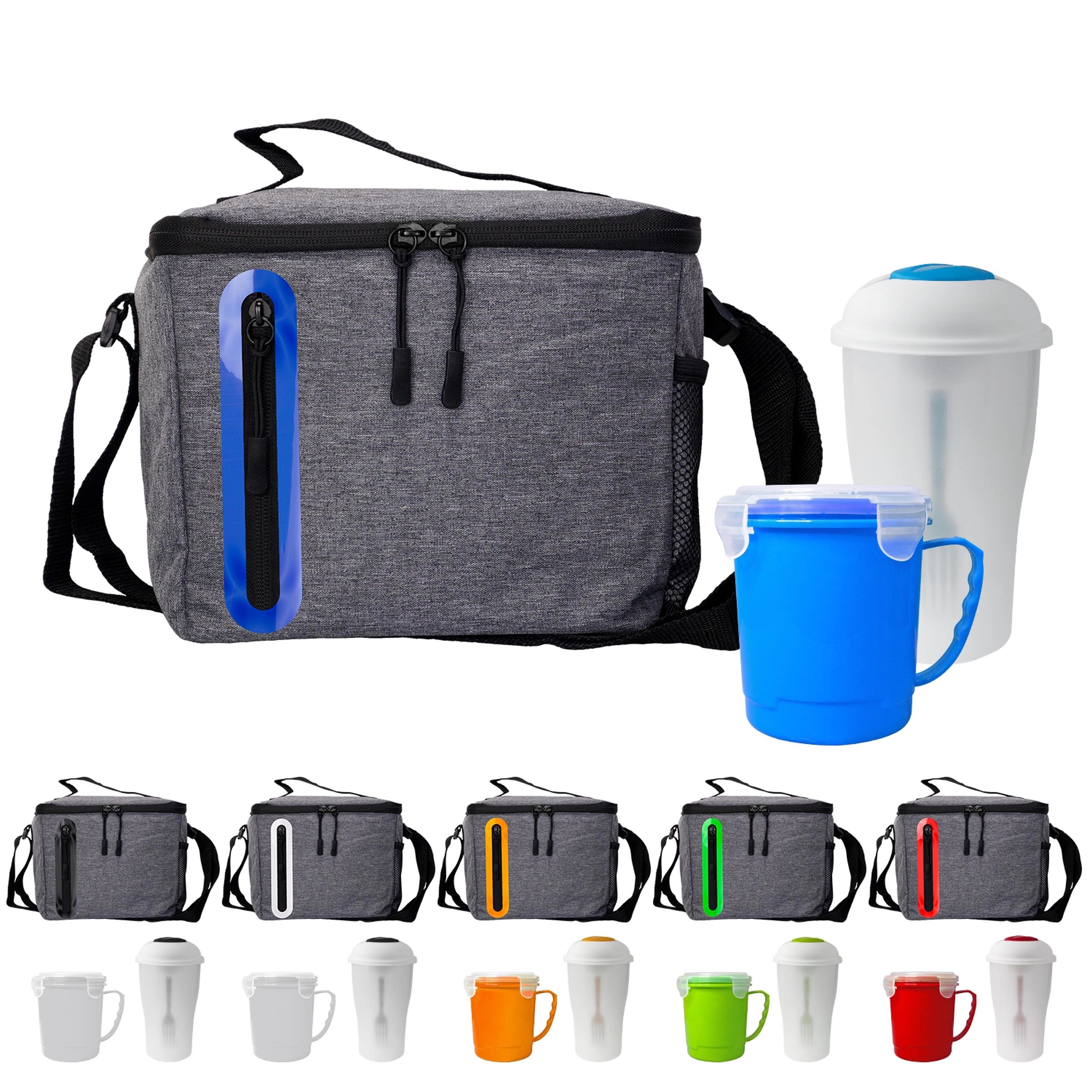 Soup & Salad Oval Cooler Lunch Set 7