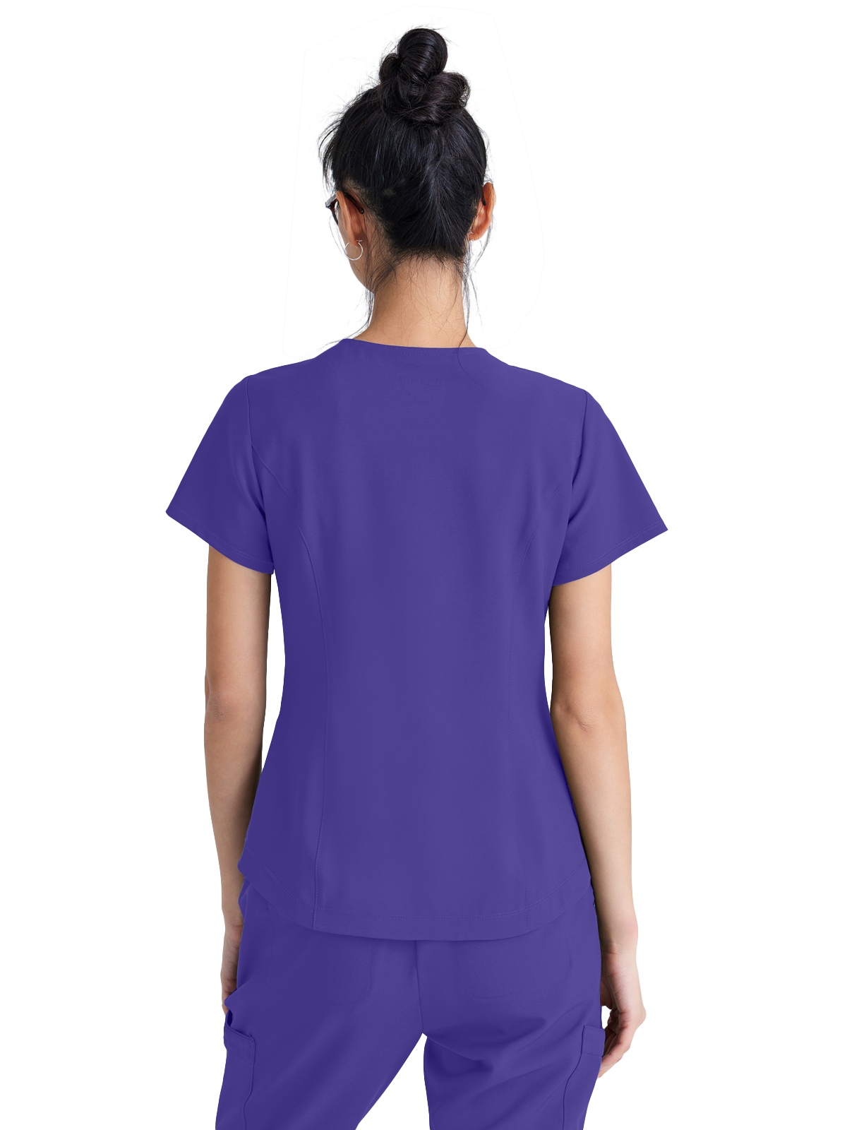 Grey's Anatomy Evolve Stretch - Women's Two-Pocket V-Neck Rhythm Scrub Top 31