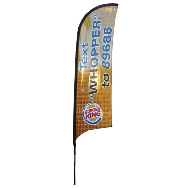 8' Feather Flag Single Sided 3
