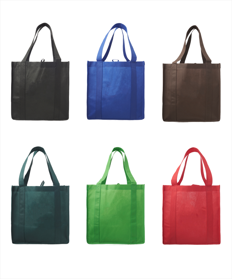 Union Printed - Small Non-Woven Grocery Tote Bags 4